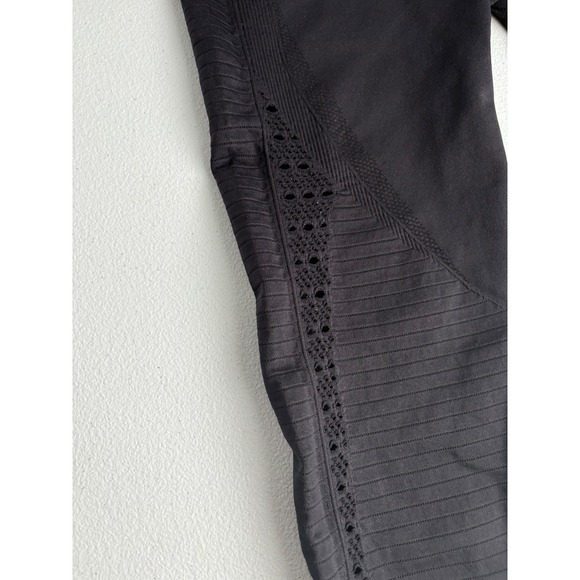 Gymshark Vital Seamless Leggings High Waisted Workout Gym Activewear Black M - Picture 3 of 7